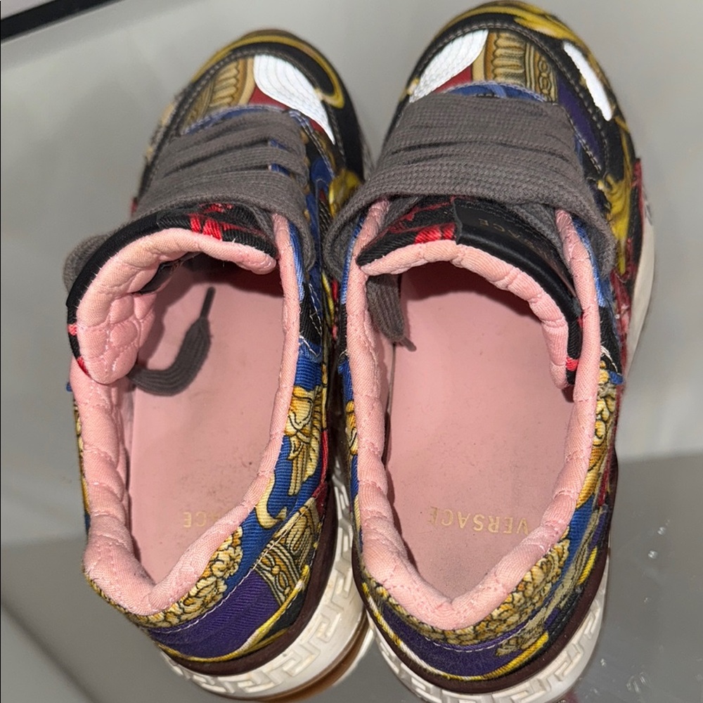 Versace Vibrant Patterned Sneakers - image 5